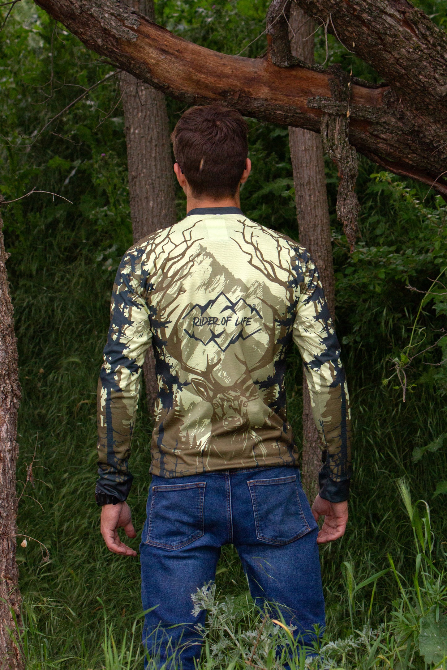 All-Riding T-shirt Cerf en Forêt – 100% Créé dans les Alpes