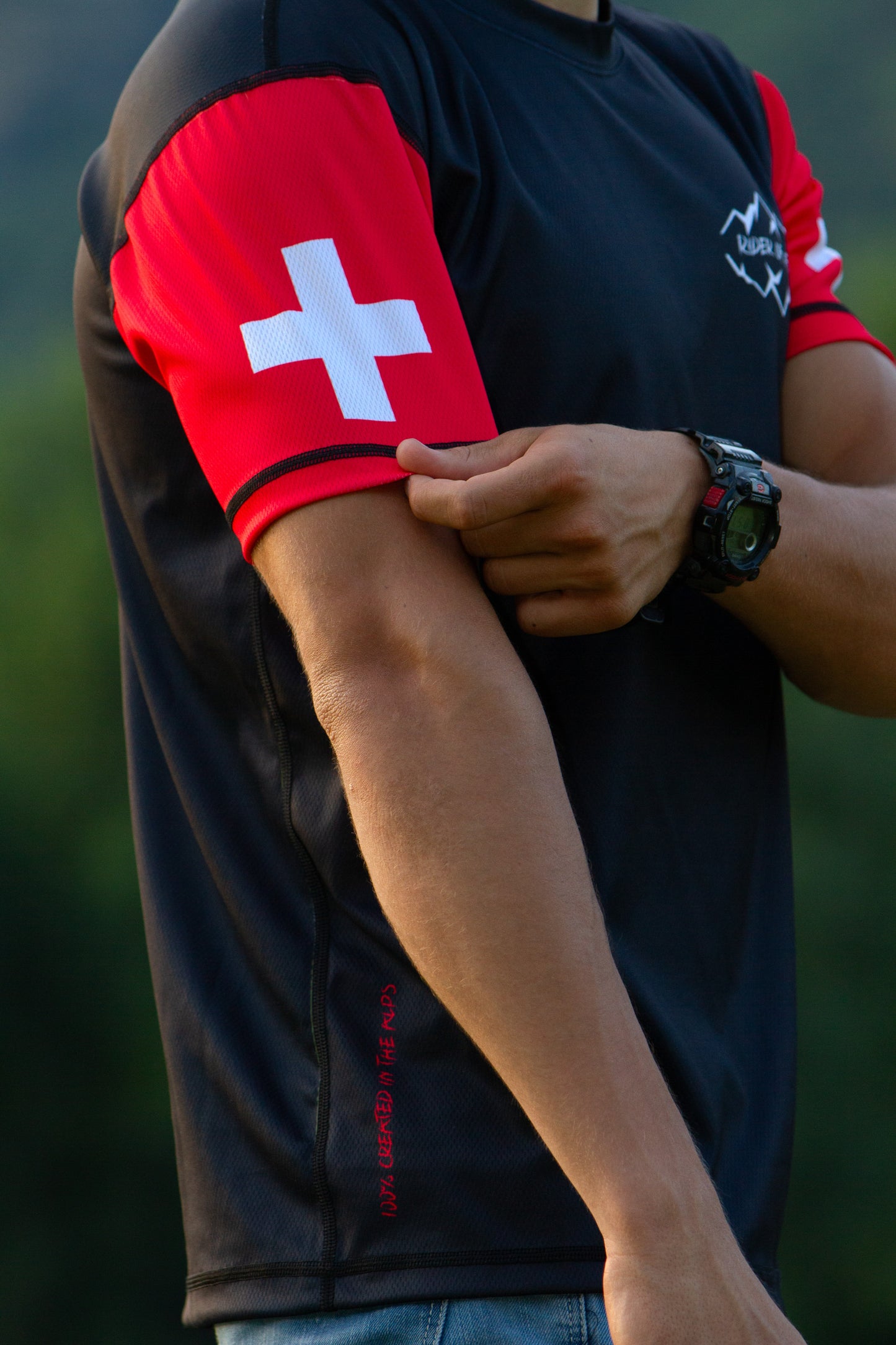 T-shirt Performance Suisse – 100% Créé dans les Alpes