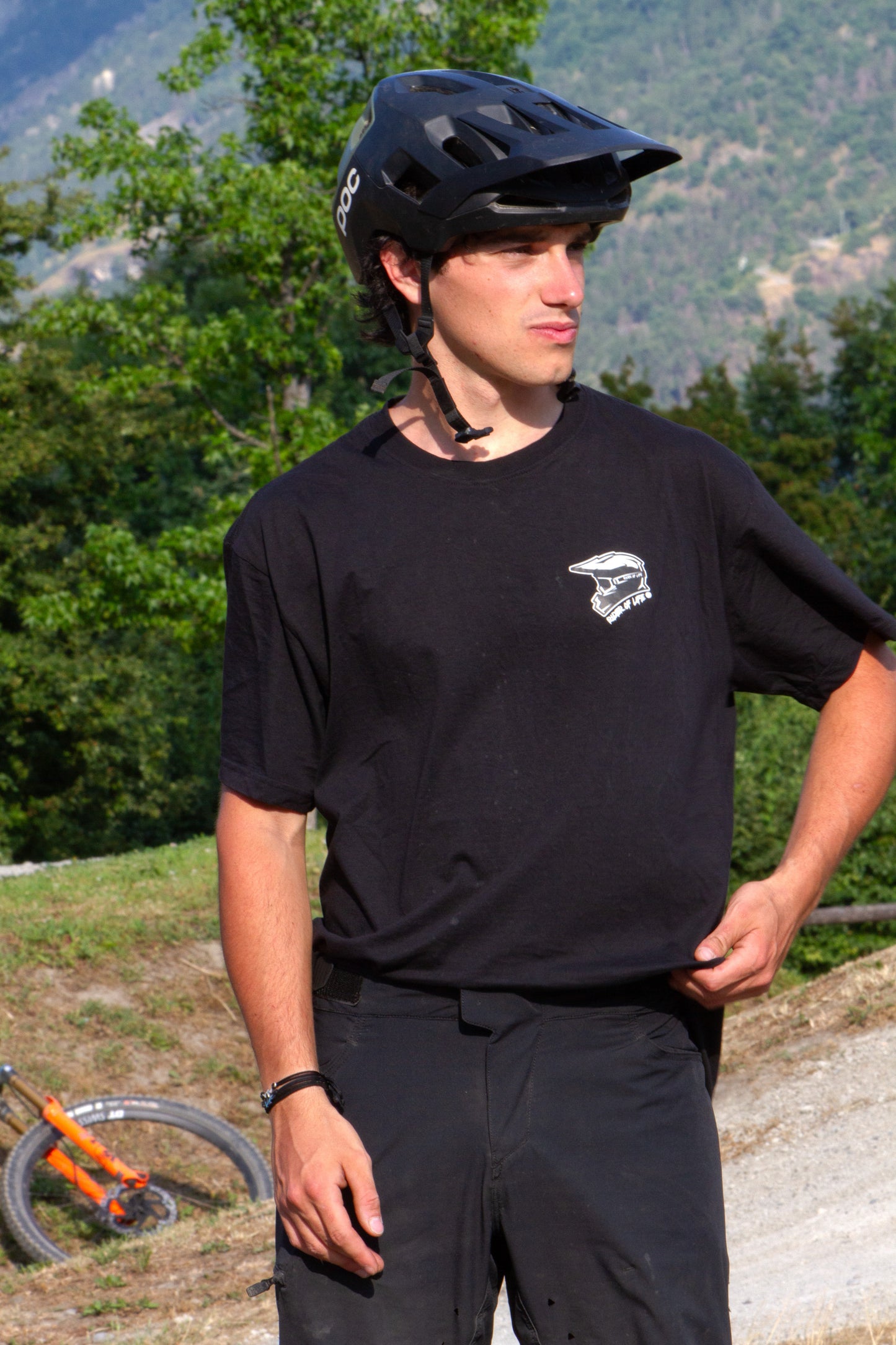 T-shirt Stay Hard Stay Rider 100% Coton