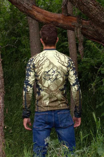 All-Riding T-shirt Cerf en Forêt – 100% Créé dans les Alpes