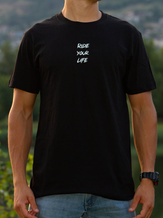 T-shirt Ride Your Life 100% Coton