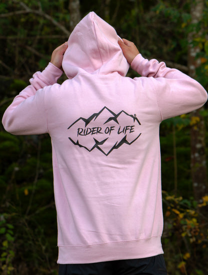RIDER MAN HOODIE ROSE