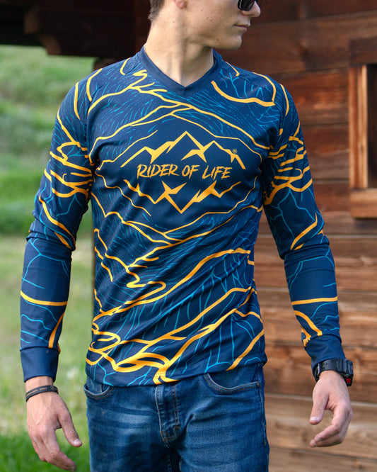 All-Riding T-shirt Sentiers du Vulcain – 100% Créé dans les Alpes