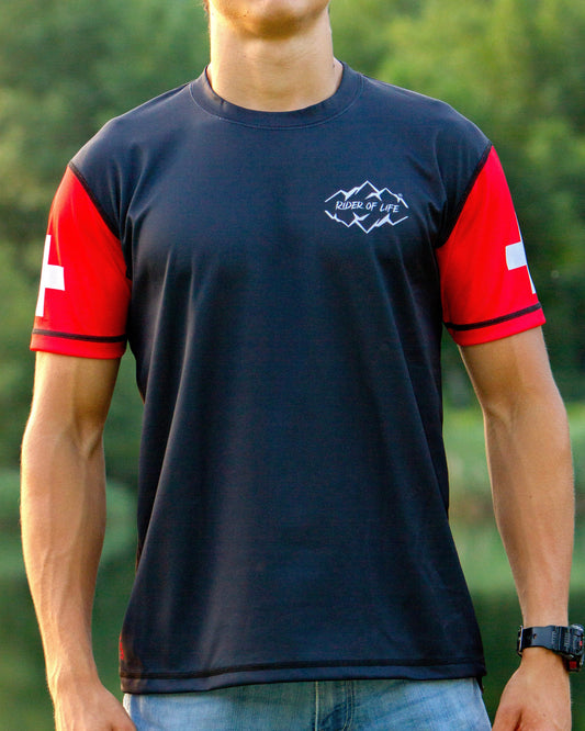 T-shirt Performance Suisse – 100% Créé dans les Alpes